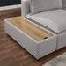 Arlene Sofa White - U&U Home Budget Furniture (Carteret, NJ)