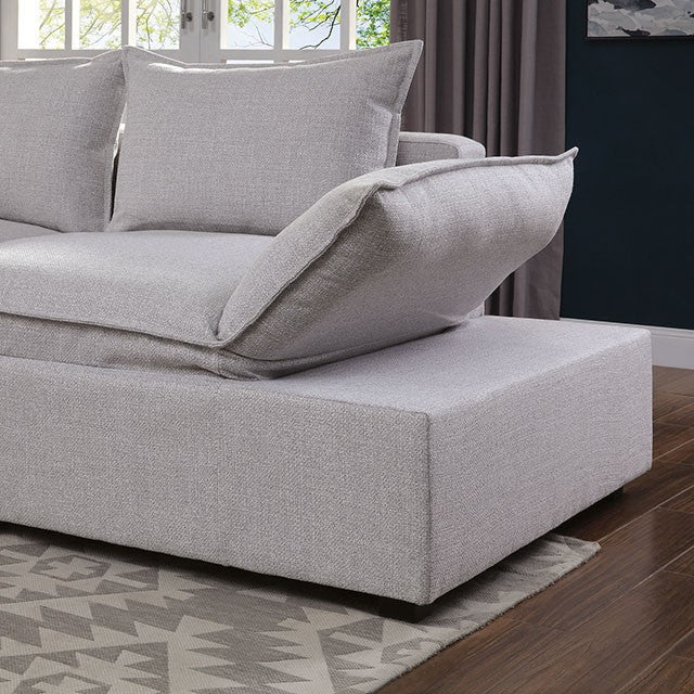 Arlene Sectional White - U&U Home Budget Furniture (Carteret, NJ)