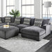 Kaylee U-Sectional w/ Right Chaise - U&U Home Budget Furniture (Carteret, NJ)