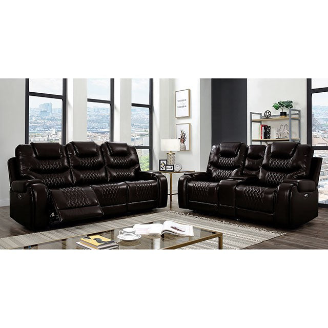 Marley Power Love Seat - U&U Home Budget Furniture (Carteret, NJ)
