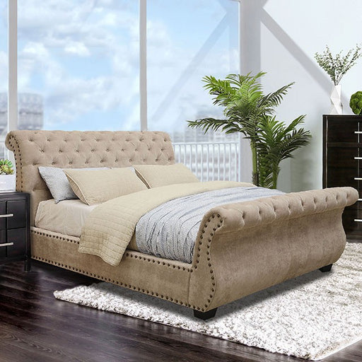 Noemi Cal.King Bed - U&U Home Budget Furniture (Carteret, NJ)