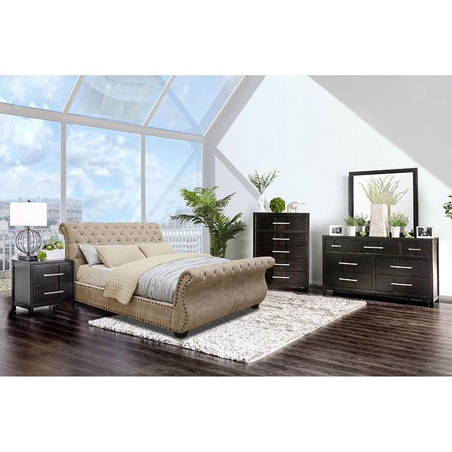 Noemi Cal.King Bed - U&U Home Budget Furniture (Carteret, NJ)