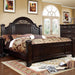 Syracuse Bed Cherry & Grey - U&U Home Budget Furniture (Carteret, NJ)