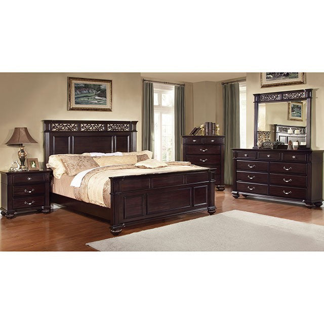 Syracuse E.King Bed - U&U Home Budget Furniture (Carteret, NJ)