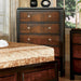 Patra Acacia/Walnut Chest - U&U Home Budget Furniture (Carteret, NJ)