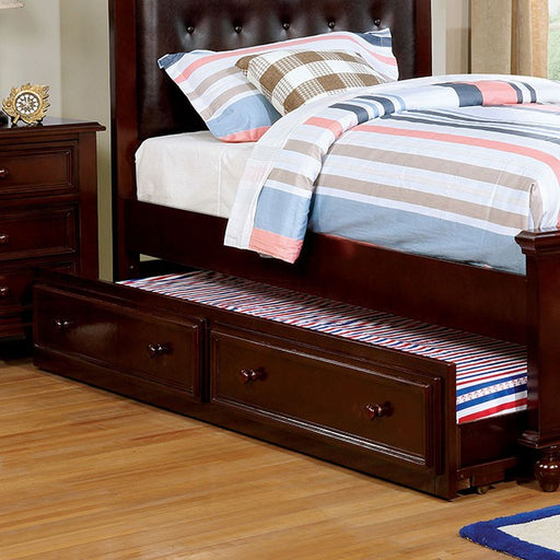 OLIVIA Trundle, Dark Walnut - U&U Home Budget Furniture (Carteret, NJ)