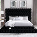 Stefania Bed Grey & Queen - U&U Home Budget Furniture (Carteret, NJ)