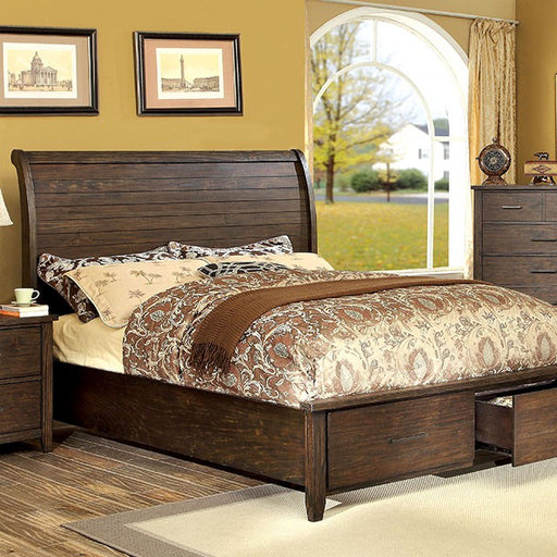 Ribeira Cal.King Bed - U&U Home Budget Furniture (Carteret, NJ)