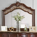 Menodora Brown Cherry Mirror - U&U Home Budget Furniture (Carteret, NJ)
