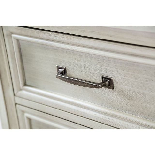 Tywyn Antique White Night Stand - U&U Home Budget Furniture (Carteret, NJ)