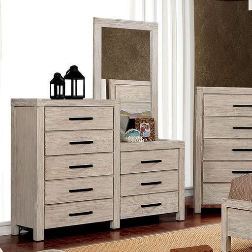 Strasburg 8-Drawer Dresser Mirror - U&U Home Budget Furniture (Carteret, NJ)