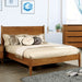Lennart Bed Oak, Black, Gray, & White - U&U Home Budget Furniture (Carteret, NJ)