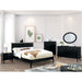 Lennart Bed Oak, Black, Gray, & White - U&U Home Budget Furniture (Carteret, NJ)