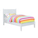 Lennart Bed Oak, Black, Gray, & White - U&U Home Budget Furniture (Carteret, NJ)
