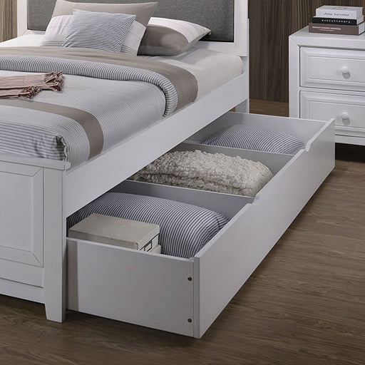 Kirsten Trundle White - U&U Home Budget Furniture (Carteret, NJ)