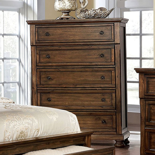 Wells Chest Brown - U&U Home Budget Furniture (Carteret, NJ)