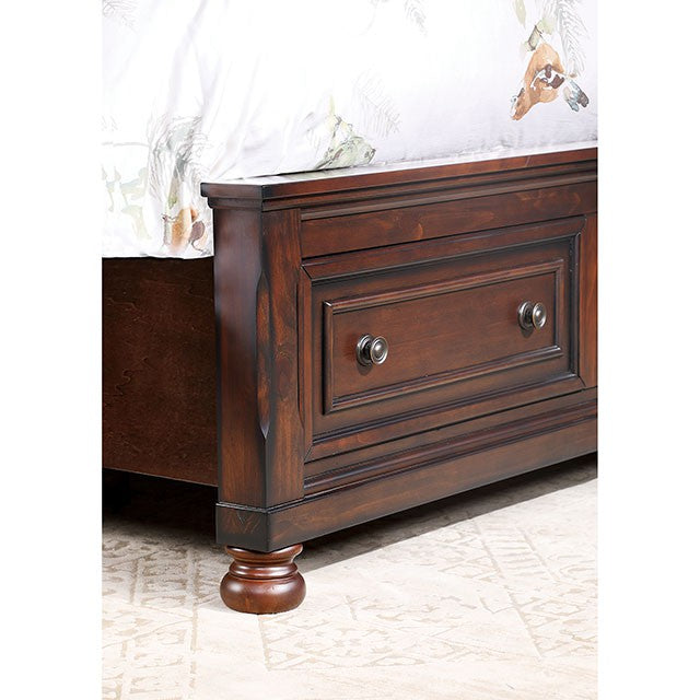 Wells Queen Bed Chrome - U&U Home Budget Furniture (Carteret, NJ)
