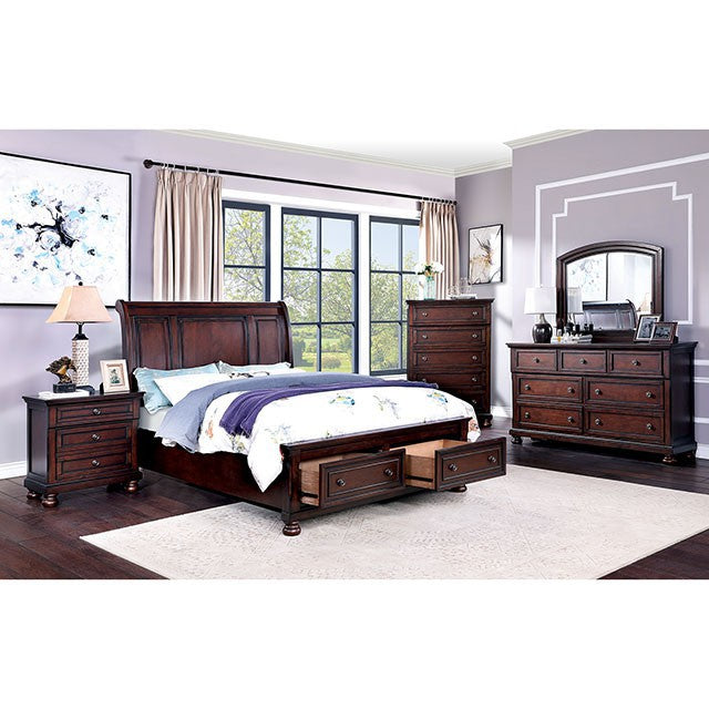 Wells Queen Bed Chrome - U&U Home Budget Furniture (Carteret, NJ)
