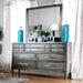DAPHNE Gray Dresser - U&U Home Budget Furniture (Carteret, NJ)