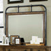 Mcville Mirror w/ Metal Frame - U&U Home Budget Furniture (Carteret, NJ)
