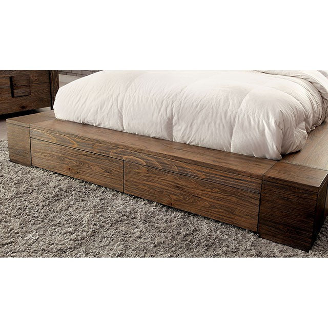 JANEIRO Cal.King & Queen Bed - U&U Home Budget Furniture (Carteret, NJ)