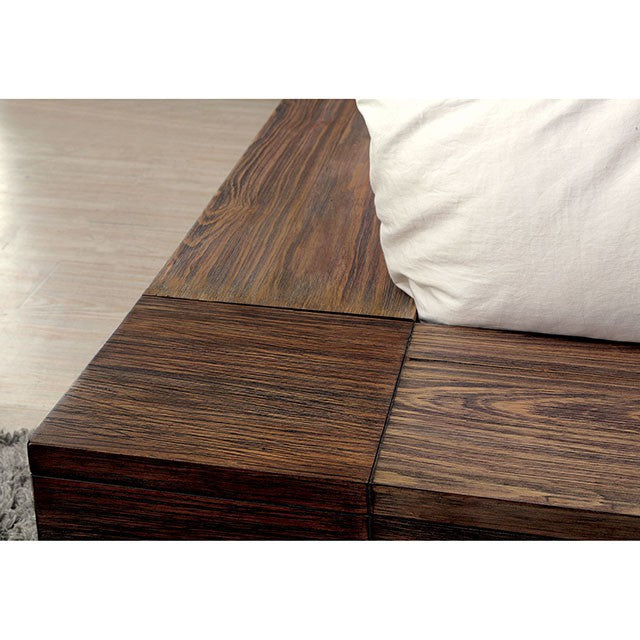 Janeiro Bed Brown & Grey - U&U Home Budget Furniture (Carteret, NJ)