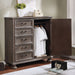 Lysandra Armoire Brown - U&U Home Budget Furniture (Carteret, NJ)