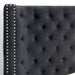 Rosabelle Bed Black, Grey, & Ivory - U&U Home Budget Furniture (Carteret, NJ)