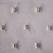 Rosabelle Bed Black, Grey, & Ivory - U&U Home Budget Furniture (Carteret, NJ)
