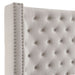 Rosabelle Bed Black, Grey, & Ivory - U&U Home Budget Furniture (Carteret, NJ)