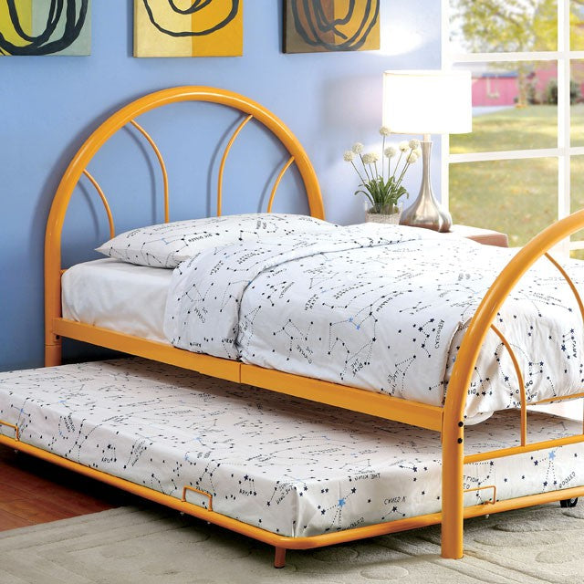 Rainbow Full Bed Black, White, Silver, Black, & Green - U&U Home Budget Furniture (Carteret, NJ)