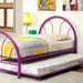Rainbow Full Bed Black, White, Silver, Black, & Green - U&U Home Budget Furniture (Carteret, NJ)