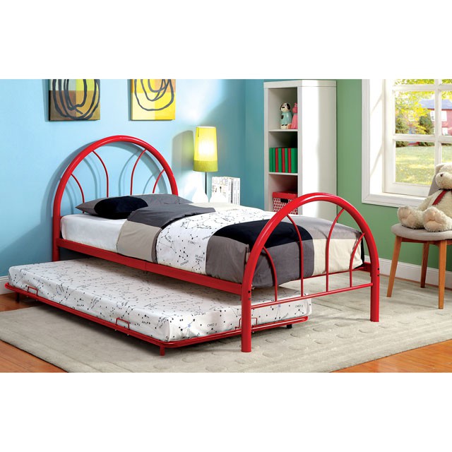 Rainbow Full Bed Black, White, Silver, Black, & Green - U&U Home Budget Furniture (Carteret, NJ)