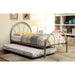 Rainbow Full Bed Black, White, Silver, Black, & Green - U&U Home Budget Furniture (Carteret, NJ)