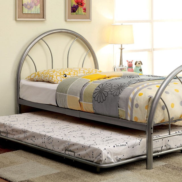 Rainbow Full Bed Black, White, Silver, Black, & Green - U&U Home Budget Furniture (Carteret, NJ)