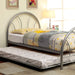 Rainbow Full Bed Black, White, Silver, Black, & Green - U&U Home Budget Furniture (Carteret, NJ)