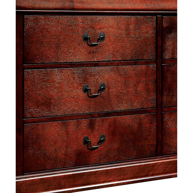 Louis Philippe E.King Bed - U&U Home Budget Furniture (Carteret, NJ)