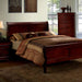 Louis Philippe Queen Bed Cherry - U&U Home Budget Furniture (Carteret, NJ)