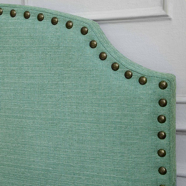 Hasselt King Headboard Green - U&U Home Budget Furniture (Carteret, NJ)