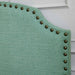 Hasselt King Headboard Green - U&U Home Budget Furniture (Carteret, NJ)