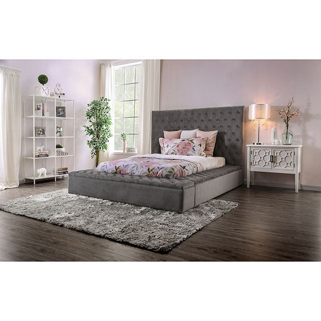 Davida Cal.King & E.King Bed - U&U Home Budget Furniture (Carteret, NJ)