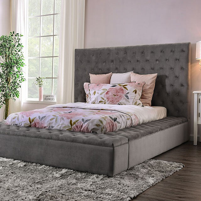 Davida Cal.King & E.King Bed - U&U Home Budget Furniture (Carteret, NJ)