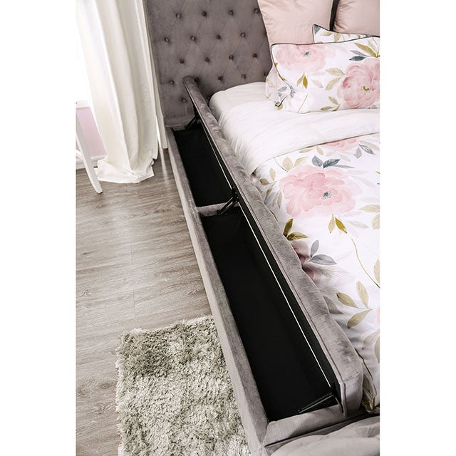 Davida Cal.King & E.King Bed - U&U Home Budget Furniture (Carteret, NJ)