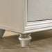 Maddie Bed White & Silver - U&U Home Budget Furniture (Carteret, NJ)
