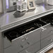 Maddie Bed White & Silver - U&U Home Budget Furniture (Carteret, NJ)