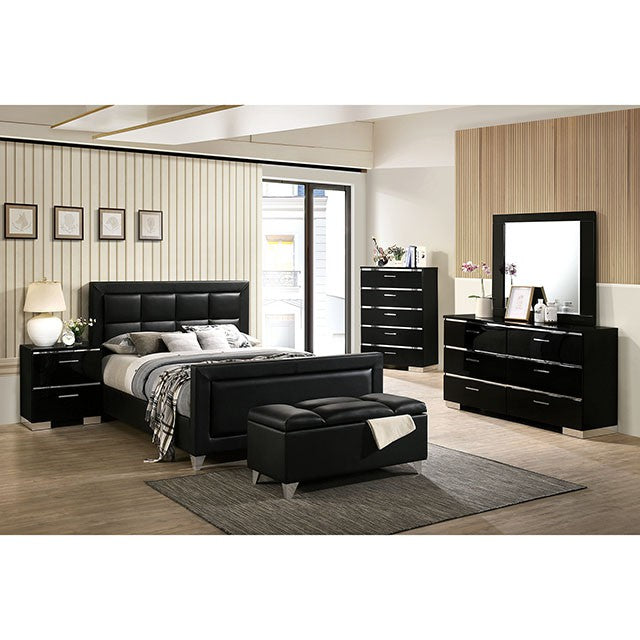 Menkar E.King Bed - U&U Home Budget Furniture (Carteret, NJ)