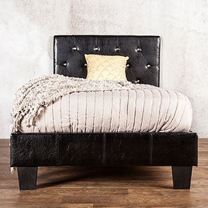 Velen Bed Black & White - U&U Home Budget Furniture (Carteret, NJ)