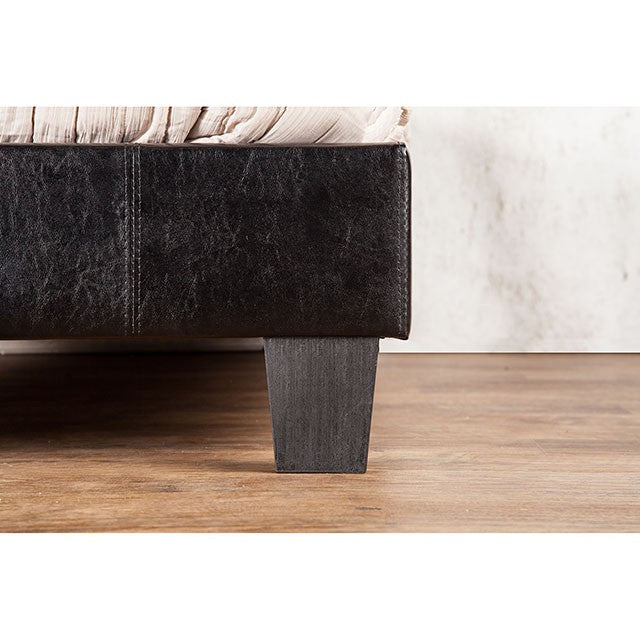 Velen Bed Black & White - U&U Home Budget Furniture (Carteret, NJ)
