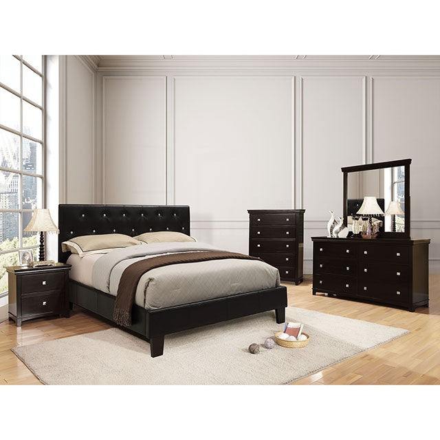 Velen Bed Black & White - U&U Home Budget Furniture (Carteret, NJ)