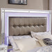 Brachium Queen Bedroom Set Silver - U&U Home Budget Furniture (Carteret, NJ)